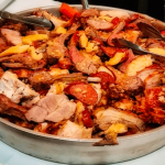 Traditional Croatian Peka Cooked On Coal