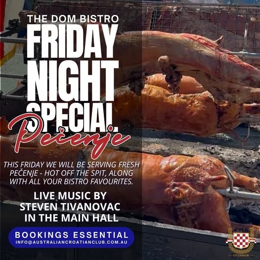 Friday, event, bistro, club, canberra.